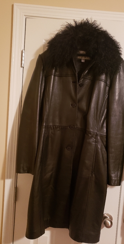 Nine West Leather Coat